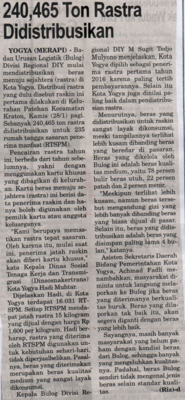 Kliping jogja terbaru