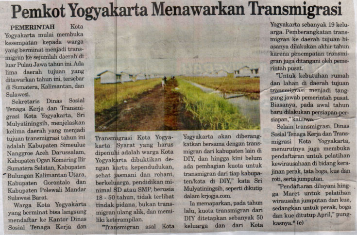 Kliping jogja terbaru