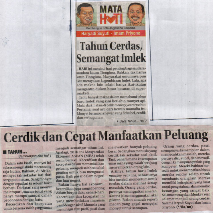 Kliping jogja terbaru