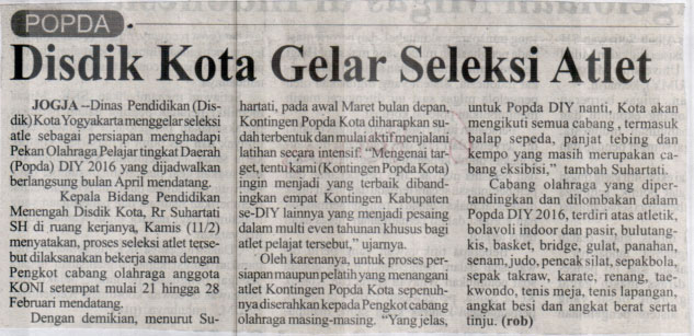 Kliping jogja terbaru