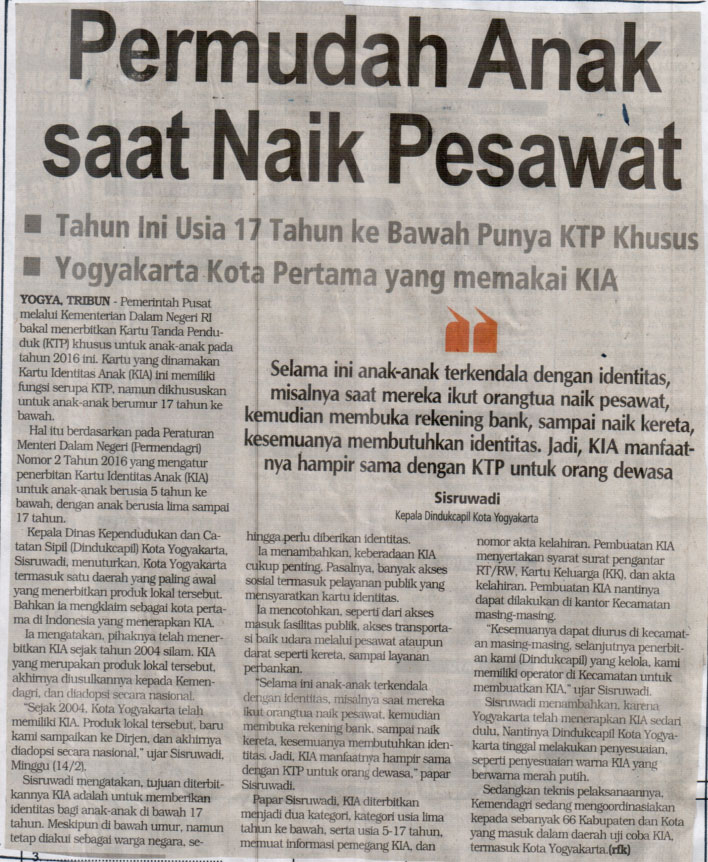 Kliping jogja terbaru