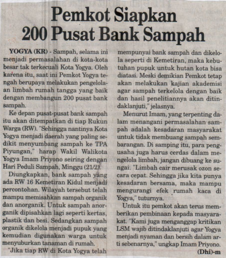 Kliping jogja terbaru
