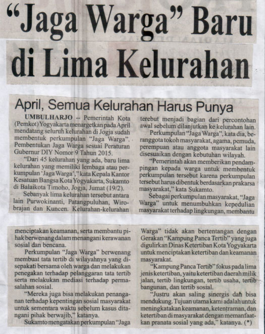 Kliping jogja terbaru