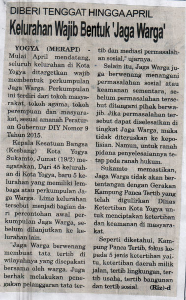 Kliping jogja terbaru