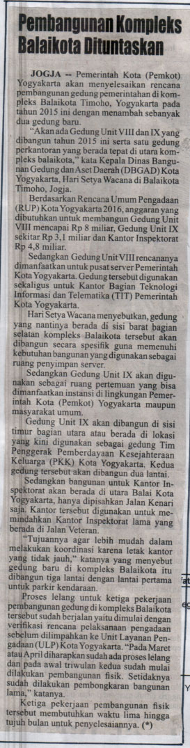 Kliping jogja terbaru
