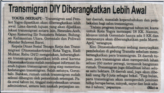 Kliping jogja terbaru