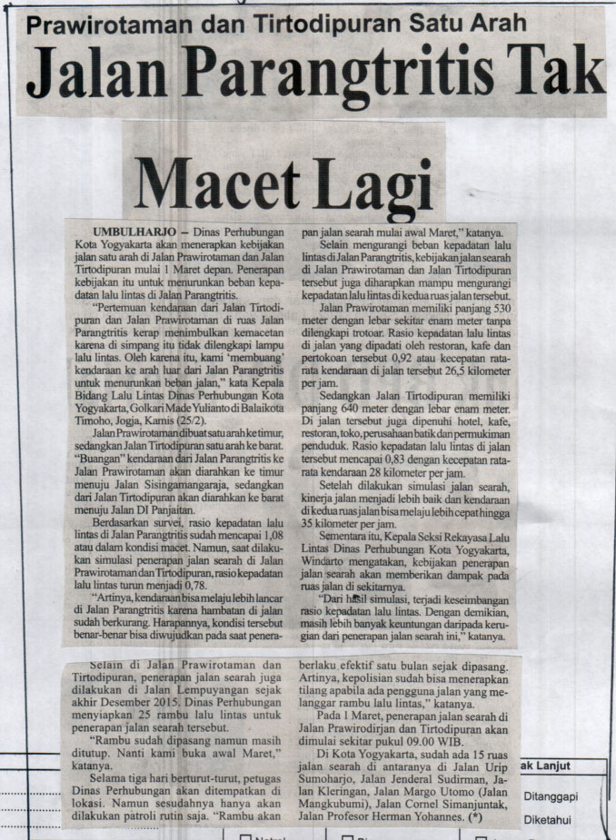 Kliping jogja terbaru