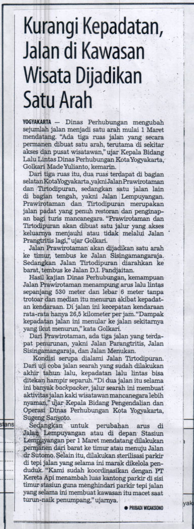 Kliping jogja terbaru
