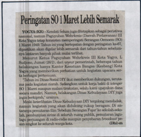 Kliping jogja terbaru