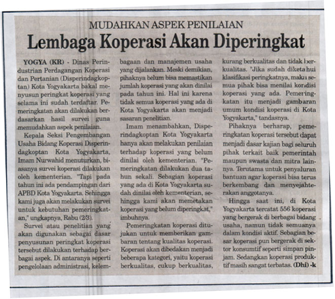 Kliping jogja terbaru