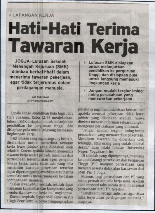 Kliping jogja terbaru