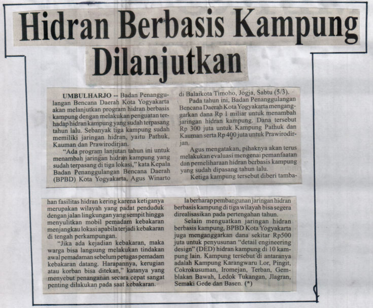 Kliping jogja terbaru