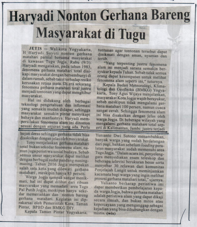 Kliping jogja terbaru
