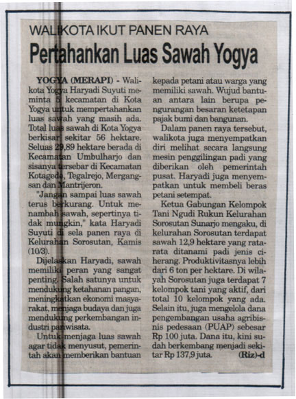 Kliping jogja terbaru