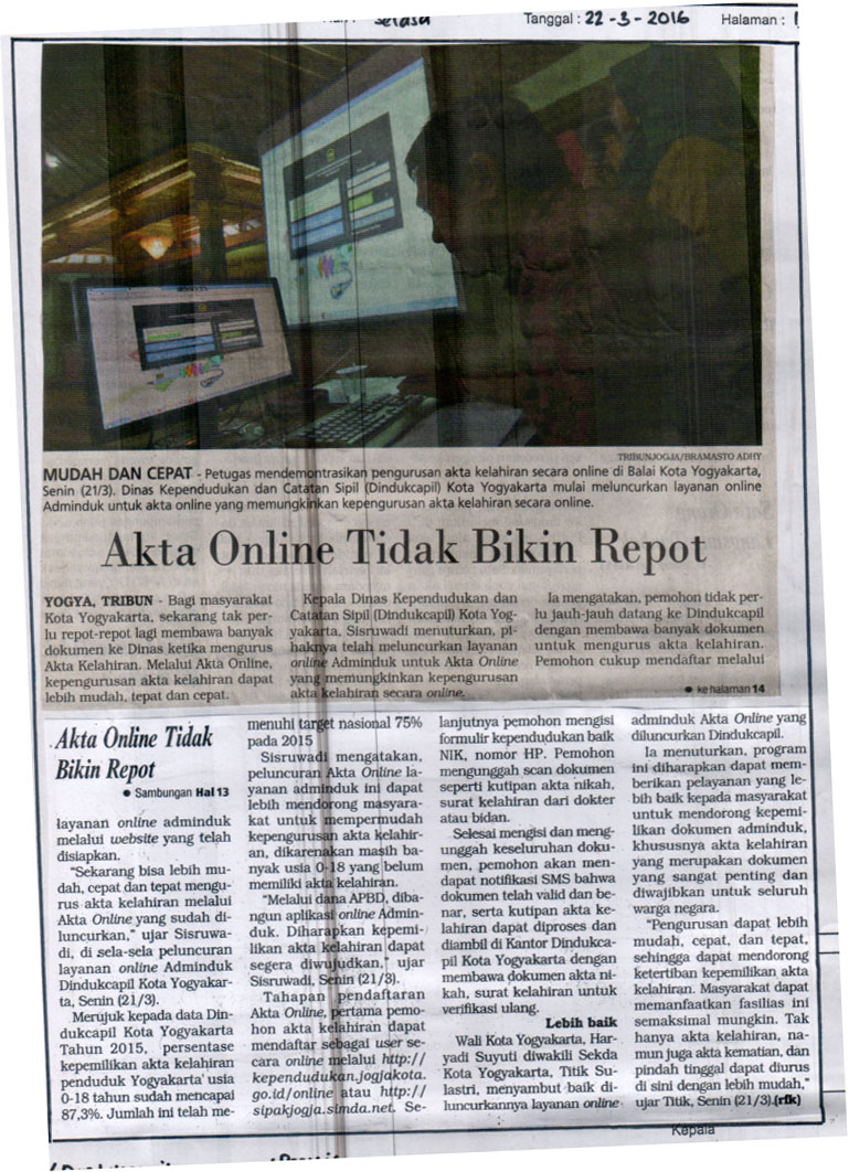 Kliping jogja terbaru