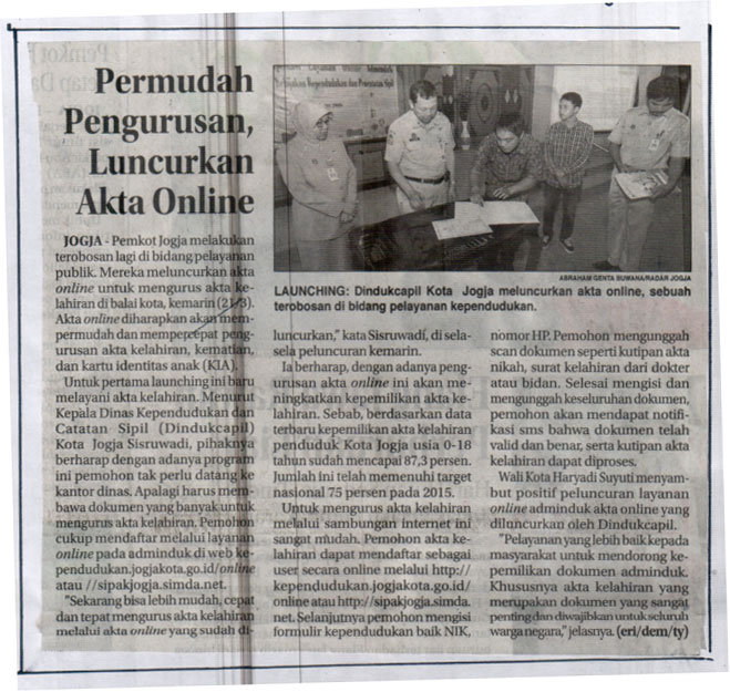 Kliping jogja terbaru