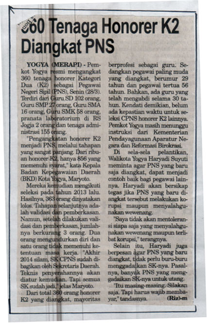 Kliping jogja terbaru
