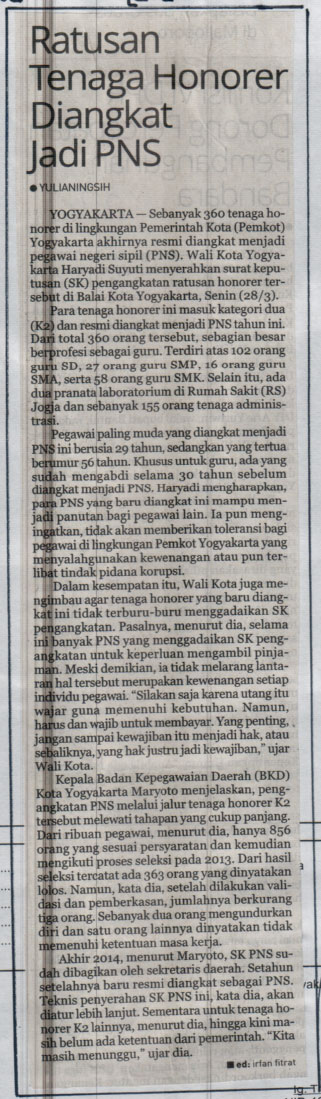 Kliping jogja terbaru