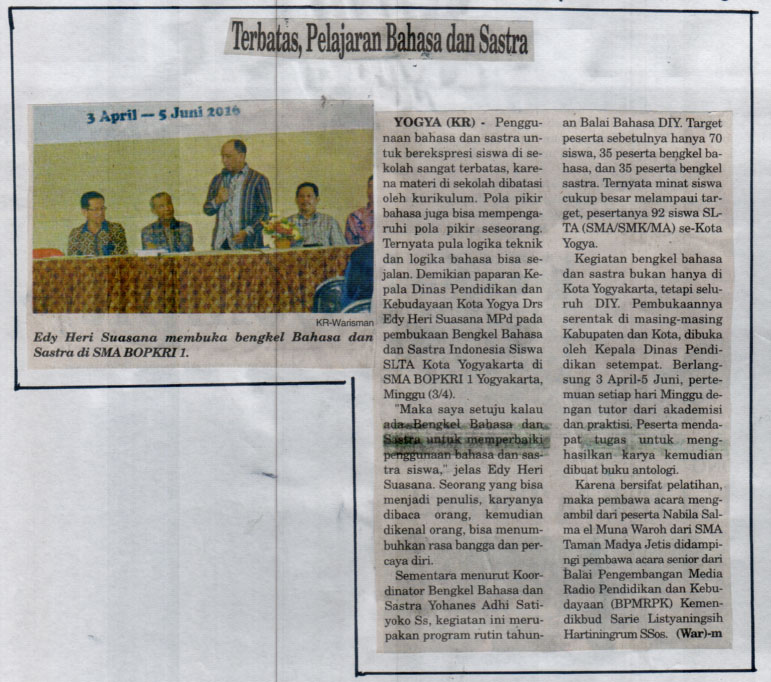 Kliping jogja terbaru