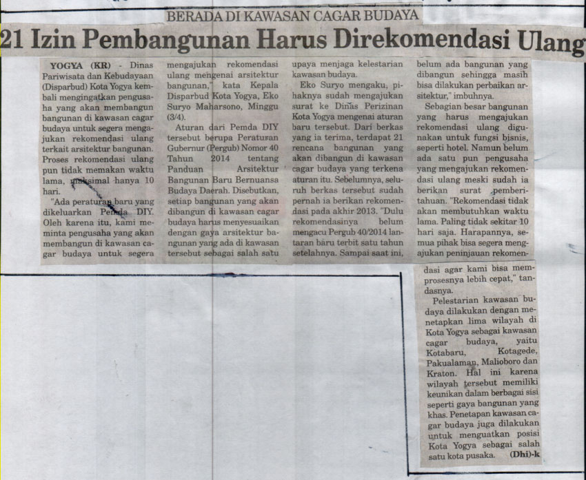 Kliping jogja terbaru