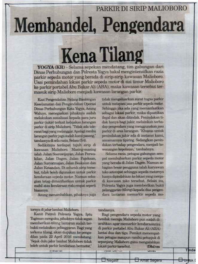 Kliping jogja terbaru