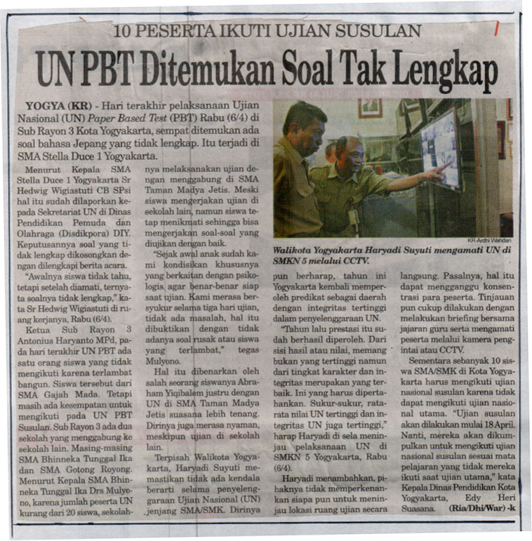 Kliping jogja terbaru