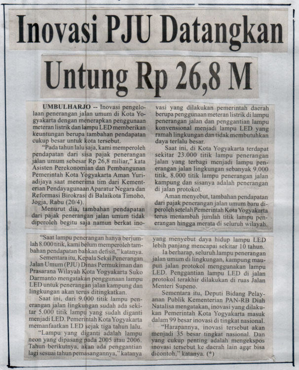 Kliping jogja terbaru