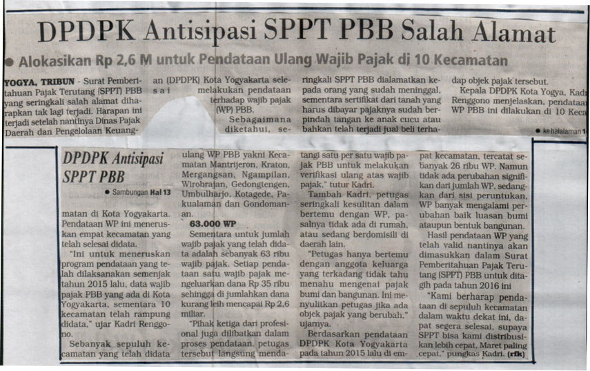 Kliping jogja terbaru