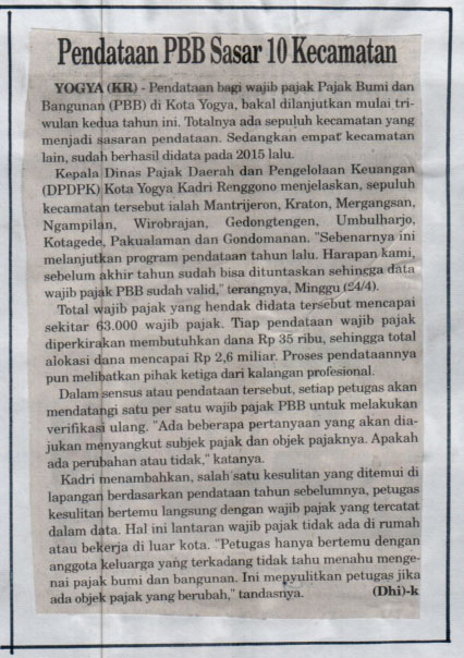Kliping jogja terbaru