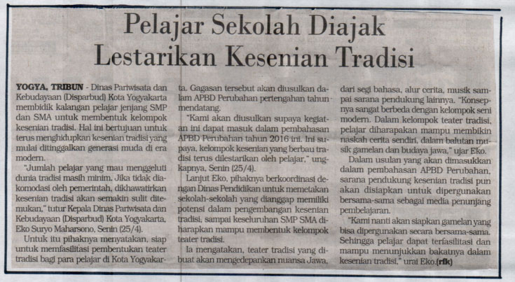 Kliping jogja terbaru
