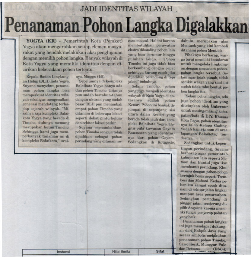 Kliping jogja terbaru