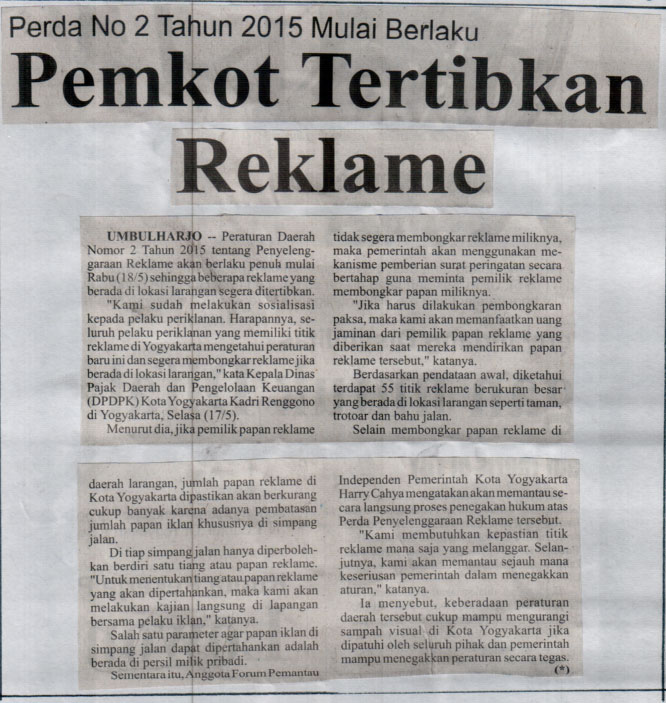 Kliping jogja terbaru