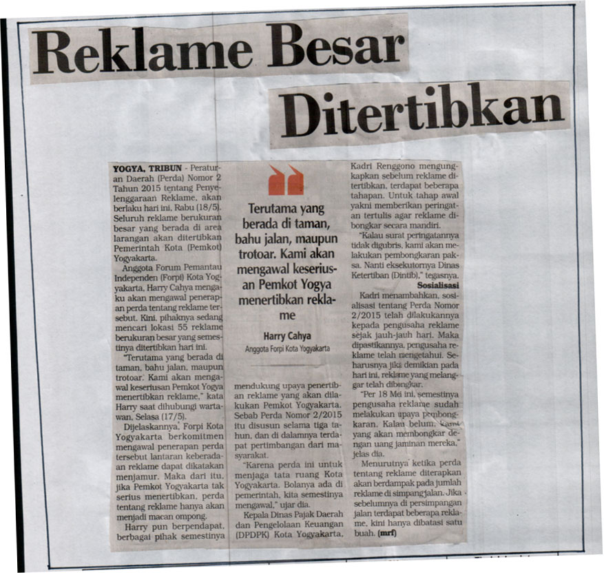 Kliping jogja terbaru