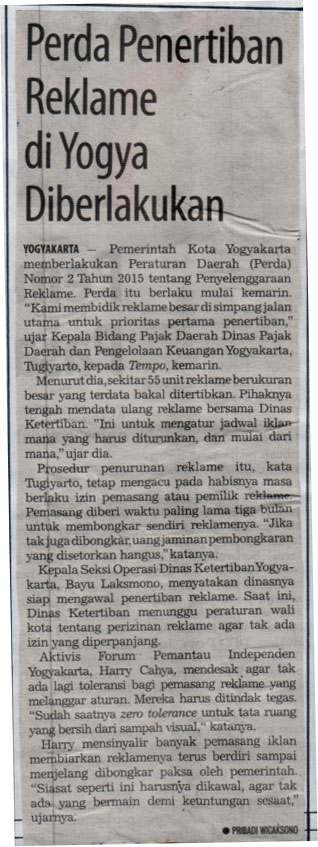 Kliping jogja terbaru