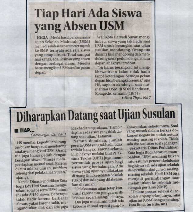 Kliping jogja terbaru