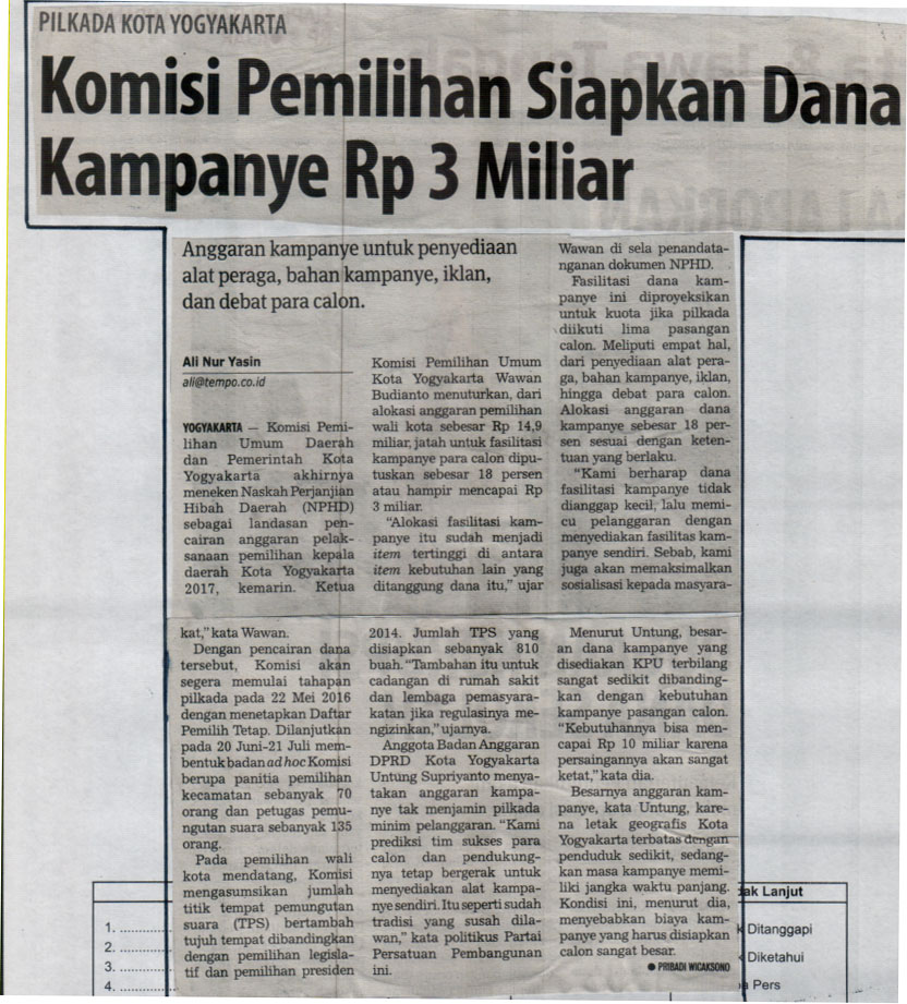 Kliping jogja terbaru