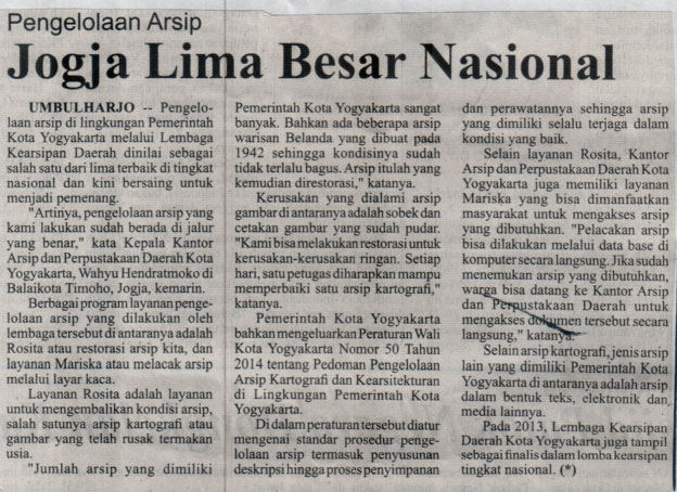 Kliping jogja terbaru