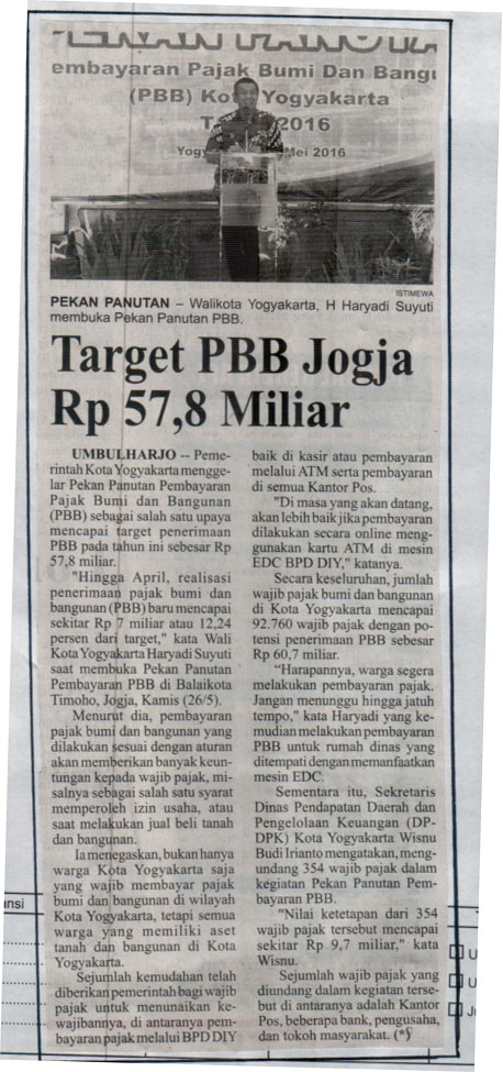 Kliping jogja terbaru