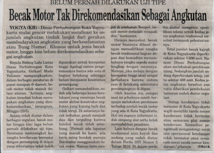 Kliping jogja terbaru