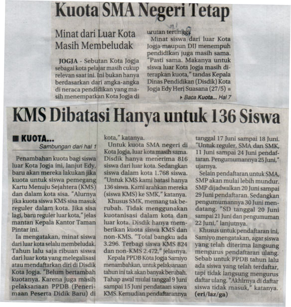 Kliping jogja terbaru