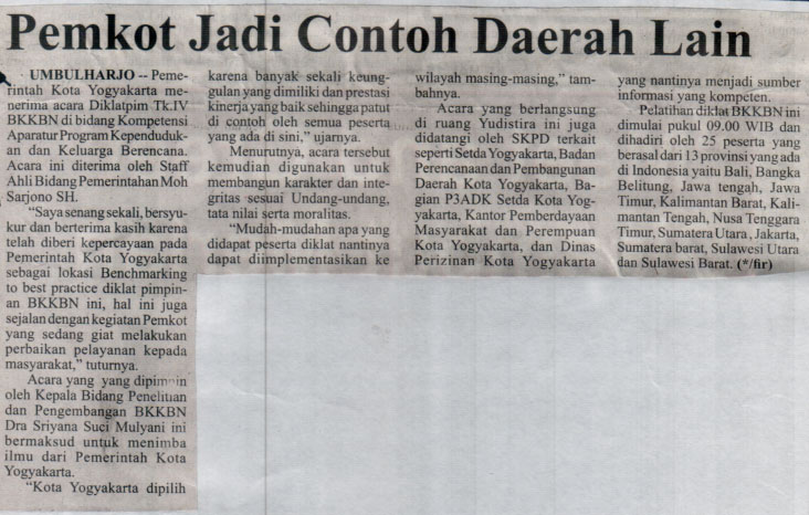 Kliping jogja terbaru