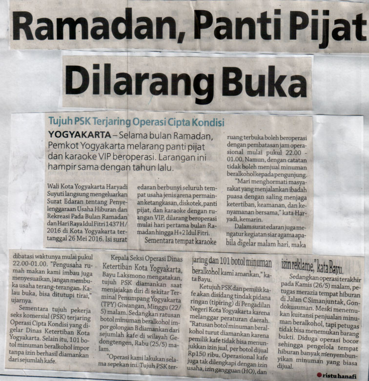 Kliping jogja terbaru