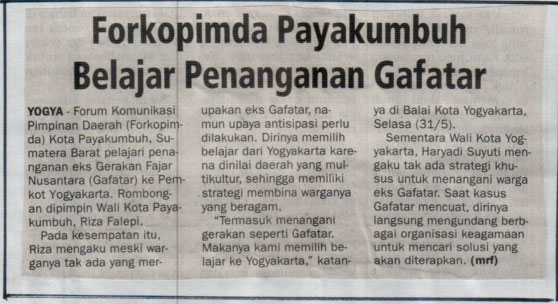 Kliping jogja terbaru