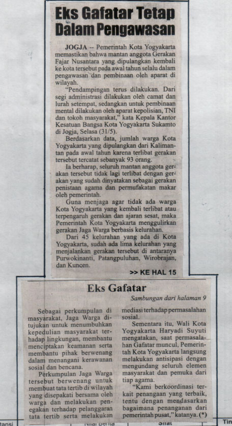 Kliping jogja terbaru