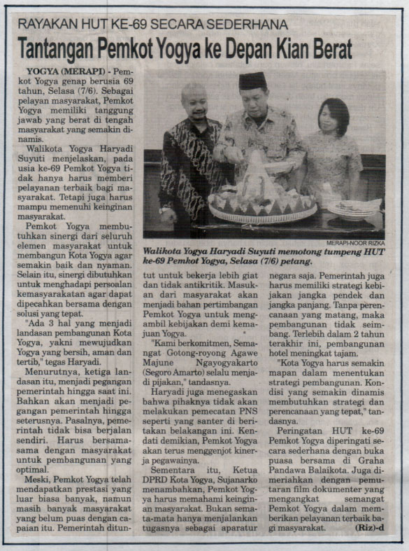 Kliping jogja terbaru