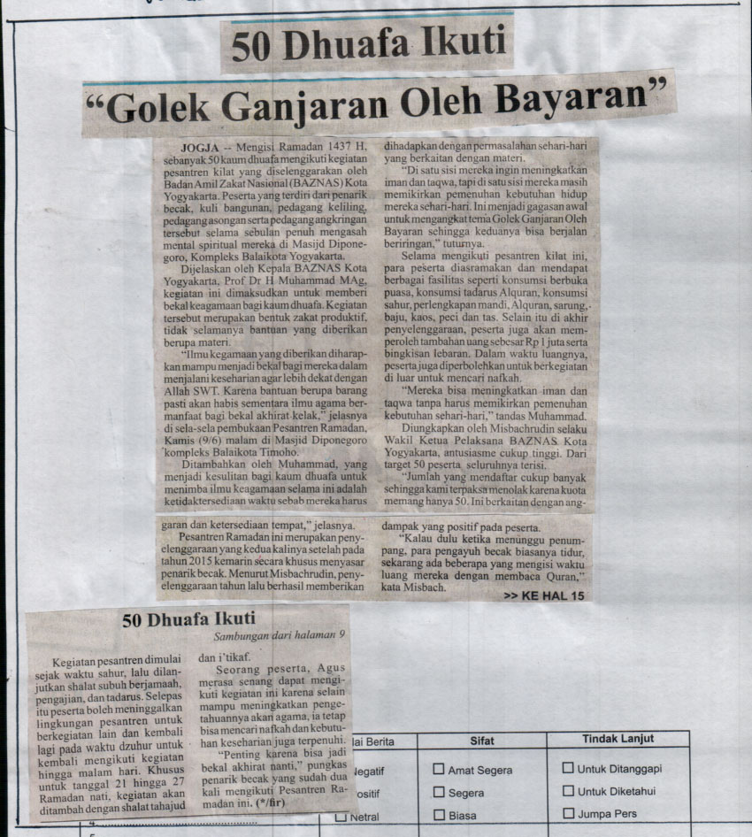 Kliping jogja terbaru