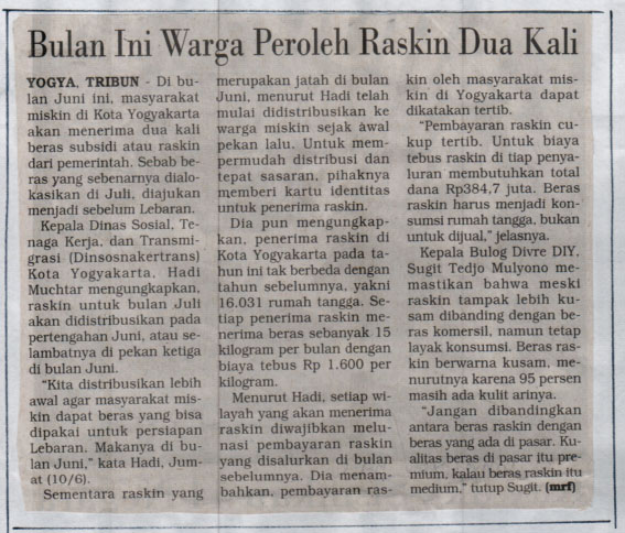 Kliping jogja terbaru