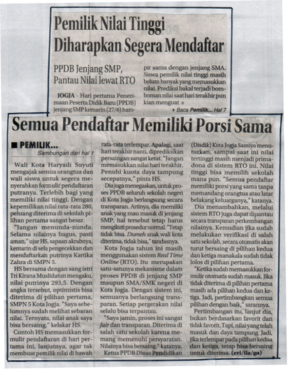 Kliping jogja terbaru