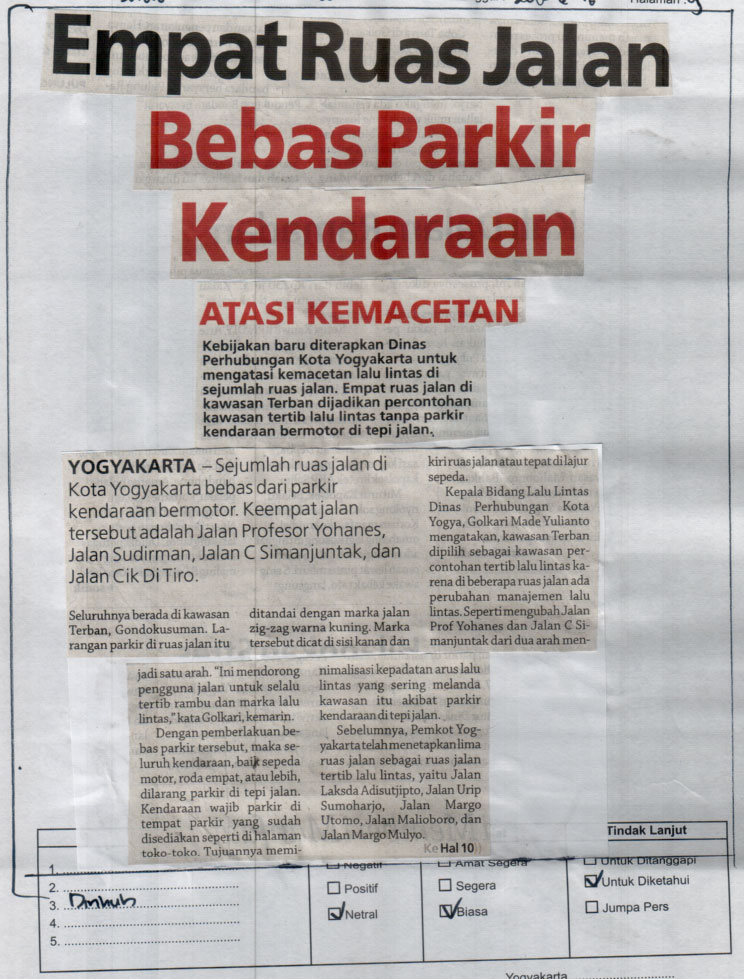 Kliping jogja terbaru