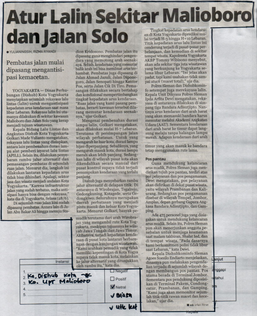 Kliping jogja terbaru